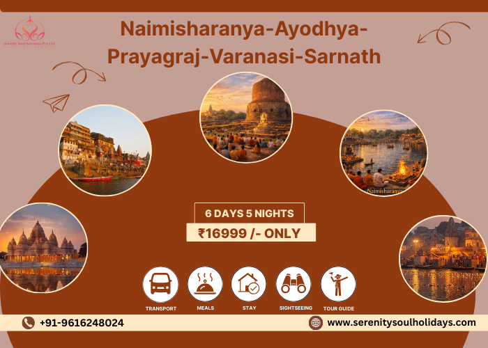 5N/6D  Naimisharanya-Ayodhya-Prayagraj-Varanasi-Sarnath