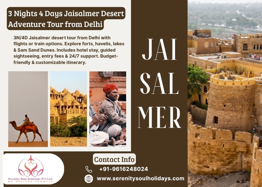 Jaisalmer Tour Package From Delhi