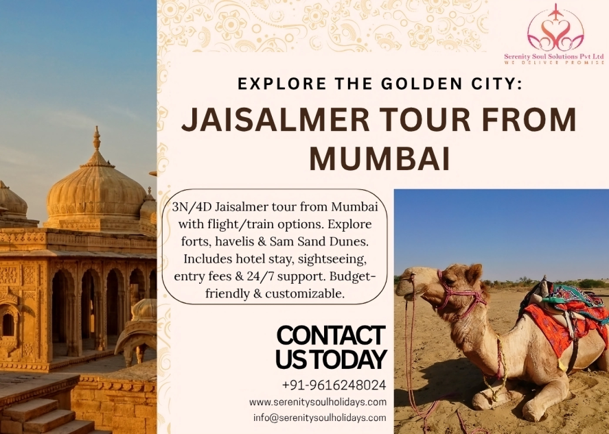 Jaisalmer Tour Package From Mumbai