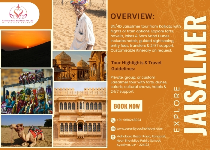 Jaisalmer Tour Package From Kolkata
