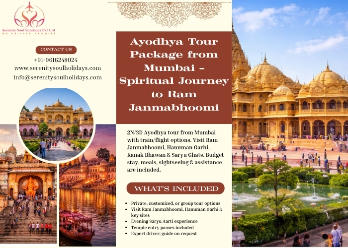 Ayodhya Tour Package From Mumbai