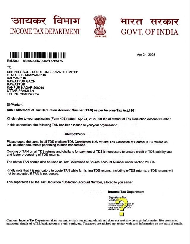 Serinity Soul Solutions Pvt Ltd